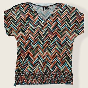 New Directions Cold Shoulder top